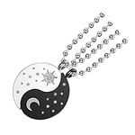 Happyyami 1 Pair Yin Yang Pendant N