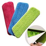 myzon Replacement Heads Pads Floor Cleaning Cloth Paste to Replace Cloth Household Cleaning Mop -Set of 3