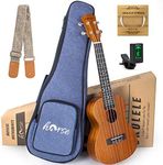 Concert Ukulele, Horse Ukulele 23 Inch Sapele with Ukelele Bag Strap Tuner Replacement Strings…
