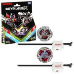 Beyblade X Transformers Collab Optimus Prime 4-60P vs. Megatron 4-80B Multipack Set