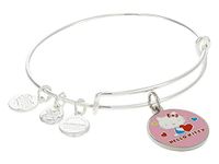 Alex and Ani Hello Kitty Hearts A Flutter Bracelet Silver One Size, Metal, no gemstone