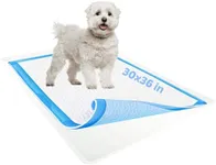 Skywin-Pet Food Mat 30 x 36 Inches, Pet Tray for Food and Water, Dog Food Mats, Silicone Dog Mat, Non Slip Cat Food Mat, Dog Bowl Mat Waterproof, Pet Supplies (White)