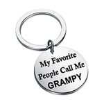 Father's Day gift Grampy Present My Favorite People Call Me Grampy Keychain Grandpa Gift Grandfather Gift (Call Me Grampy K)