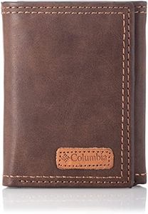 Columbia Men's RFID Trifold Wallet, Brown Casual, One Size