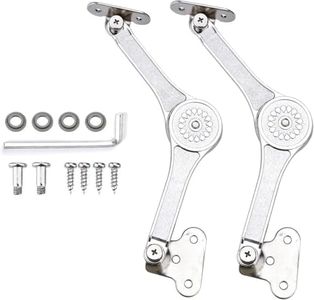ZONGHUN Lid Support Hinge BADALU Toy Box Hinges Soft Close,Heavy Duty Lid Stay Hinges Perfect for Cabinet,Closet,Wardrobe or Toybox 110 Degree(110 Degree-Ferrari 2PC)