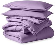 Bare Home Comforter Set - Queen Size - Ultra-Soft - Goose Down Alternative - Premium 1800 Series - All Season Warmth (Queen, Lavender)