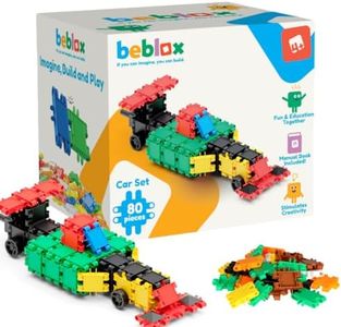 BEBLOX Building Blocks Car Set - Building Toys for Kids Ages 4-8 - Learning & Educational Fun Stem Toys - Birthday Gifts for Boys & Girls Age 4 5 6 7 8 9 10 11 & 12 Year Old Toys