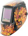 Antra Digital Auto Darkening Welding Helmet DP9-61 - True Color TOP Optical Class 1/1/1/1, Wide Shade Range 4/5-14 w Shade Lock, Low TIG Rating 2A - Precision Protection for Welding Excellence