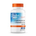 Doctor's Best, Glucosamine-Chondroitin MSM, with OptiMSM, 240 Capsules, Laboratory Tested, SOYA Free, Gluten Free, Non-GMO