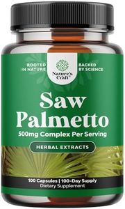 Extra Strength Saw Palmetto Extract - Advanced Herbal Complex for Hair Health and Urinary Support with Plant Sterols & Flavonoids - Potent Herbal Supplement with 500mg per Serving - 100 Capsules