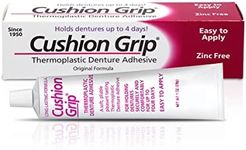 Cushion Grip - A Soft Pliable Thermoplastic Denture Adhesive for Refitting and Tightening 1 Oz (28 Grams) …