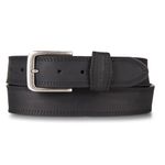 WOLVERINE Leather Work Belt, Rugged - Black, 42