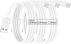 3 Pack Apple MFi Certified iPhone Charger 6FT, Extra Long Lightning Cable 6ft Fast Charging Cord for Apple iPhone13/12/12mini/iPhone 11/11 Pro/11 Pro Max/X/XS/XR/XS Max /8/8 Plus iPad Airpods (6ft)