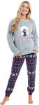 KATE MORGAN Ladies Soft, Comfy & Warm Pyjama Sets | Warm Fleece Pyjamas for Women Sets Pjs | Soft Twosie Pyjama Set for Ladies Gifts for Her BEAR Large
