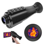 Thermal Monocular, 384x288 (AI Super Resolution) Ai15 Thermal Imaging Monocular,1.43" Large AMOLED Display Thermal Monocular for Hunting,12H Thermal Vision Monocular with Wi-Fi Hotspot/Sta.