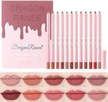 Dulele 12 Colors Matte Lip Liner Set, Professional Makeup Slim Lipstick Pen, Moisturising & Smooth Lip Pencils, High Pigmented Longwear Rich Creamy Lip Colors