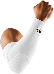 Mcdavid Compression Arm Sleeve with Padding for men and women | Designed for competitive team contact sports like basketball, rugby or handball