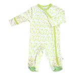 Babysoy Modern Alphabet Footie (06-12 Months, J)