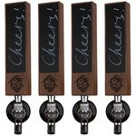 Set Of 4-40 tap handle Chalkboard, Craft Beer Tap Handle Displays, 8"Length X 2"Wide Made of Black Walnut, Homebrew Beer Handle, Cool Bar Tap, Beer Gift