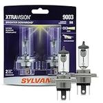 SYLVANIA - 9003 XtraVision - High Performance Halogen Headlight Low Beam and Fog Replacement Bulb (Contains 2 Bulbs)