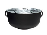 METAL FUSION 5924S Cast Iron Outdoor Cooking Pot, 4-Gal. - Quantity 1