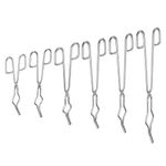 Bilvina 8’’,10’’,12’’,14’’,16’’,18’’ Crucible Tong Anti-Rust Crucible Plier SS Tool | Silver | Set Of 6