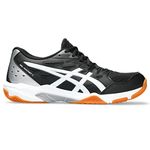 ASICS Women's Gel-Rocket 11 Volleyball Shoes, 10, Black/Pure Silver