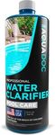 Pool Clarifier Liquid for Fast Acting Cloudy Water Treatment, Swimming Pool Water Clarifier Pool Owners Love, Use Our Clarifier to Keep Your Pool Clear | AquaDoc 32oz