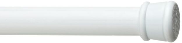 Achim Home Furnishings Shower Curtain Rod, White