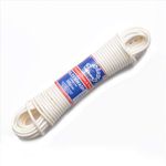 EVERLASTO 'Kleenwash' White PVC Clothes/Washing Line 4.8mm x 20M