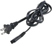 NTQinParts Replacement 2Prong AC Power Cord Cable For Audio-Technica AT-LP3 Fully Automatic Belt-Drive Stereo Turntable