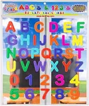 Alphabet Letters & Numbers - 36 Piece Reusable Window Stickers Gels & Decals - Full Alphabet and Numbers - Puffy Sticker Activities for Classroom, Teacher Essentials, Nursery