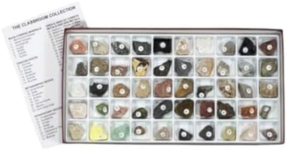 GSC International 2130 Rock and Mineral Collection, 50 Specimens