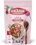 Prana – Organic Whole Black Chia Seeds | Non-GMO, Gluten Free | KETO | Source of Omega-3 & Calcium | High in Fibre| 300 Grams