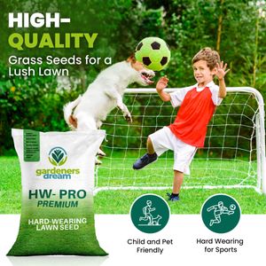 GardenersDream Grass Seed 5kg – Premium Lawn Seed Mix