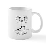 CafePress Warrior Yoga Pose: Mug 11 oz (325 ml) Ceramic Coffee Mug