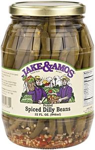 Jake & Amos Pickled Spiced Dilly Beans 32 Oz. (2 Jars)