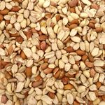 Split Peanuts for Wild Birds 12.55kg - High Energy Food, High Protein Feed, Rich in Fats and Fibre, Great for Hanging Feeders, Bird Tables and Ground Feeding, Bulk Bag - Buzzby's