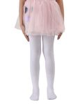 NEXT2SKIN Kids Cotton Ultra Soft Stretchable Fit Ballet Tights Pantyhose Stockings (White, 10-12 Years)