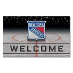 Fanmats 21280 Team Color Crumb Rubber New York Rangers Door Mat, 1 Pack