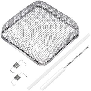 TONDA RV Furnace Vent Screen, Bug Screens Heater Vent Cover for Camper with Installation Tool and Silicone Rubber, Square