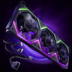 AsiaHorse Nyota Pro 120mm PC Fans ARGB PWM, Modular Daisy-Chain Design, Dual-Zone Asynchronous Lighting, 18 Addressable LEDs, 2000RPM High Airflow 61.5CFM, Low Noise 29dB, for PC Case & Liquid Cooler