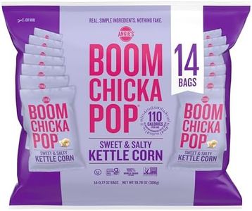 Angie's BOOMCHICKAPOP Sweet & Salty Kettle Corn Popcorn 14ct Multi-Pack, (14) .77 oz Individual Bags