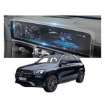 ARMOUR GUARDS 9H Screen Protector Compatible with Mercedes-Benz GLE 300d 4MATIC LWB Touch Screen Infotainment 10.25 Inch (2020 Model) It's Flexible not Glass [Transparent]