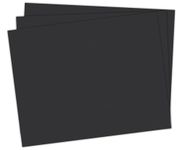 School Smart 1485744 Railroad Board, 6-ply Thickness, 22" x 28", Black (Pack of 25)