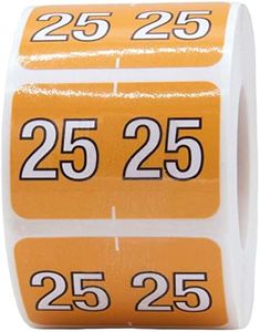 2025 Year Barkley Compatible Filing Medical Healthcare Labels 1 x 1.5 Inch 500 Total Stickers