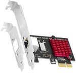 GLOTRENDS LE8111H Gigabit PCIe Ethernet Network Card, RTL8111H Chip, RJ45 LAN Port, PCIe X1 Installation