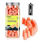 CUQOO Ultra-Soft 60 Pair Ear Plugs with Carry Case – Noise Cancelling, Soft & Comfortable Foam Ear Plugs | Premium Earplugs for Sleeping, Traveling, Snoring Etc.| One Size 38dB SNR Hearing Protection