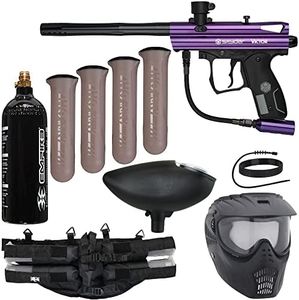 Action Village Kingman Spyder Epic Paintball Gun Package Kit (Victor) (Purple)