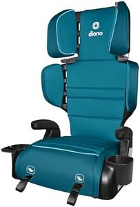 Diono Connect3 RXT 2-in-1 High Back Booster, Slim Fit 3-Across in Many Mid-Sized Sedans and SUVs, for Children from 40-120 lbs., Lightweight with Latch, Blue Razz Ice